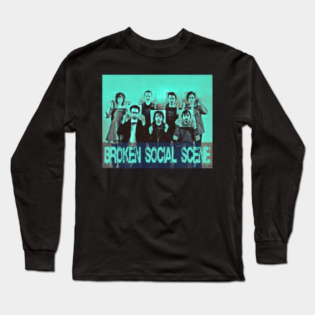 Solarize Illustrations - Broken Social Scene Long Sleeve T-Shirt by DekkenCroud